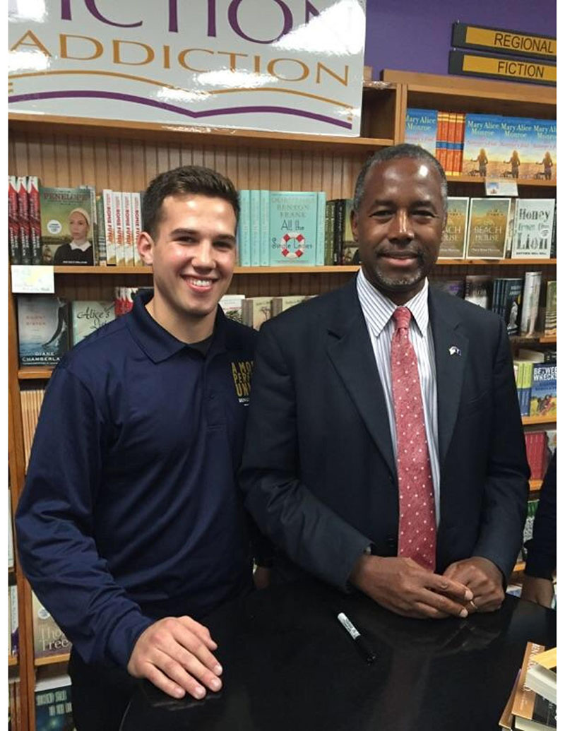 James Denny with Presidential Candidate, Dr. Ben Carson