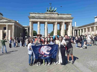 At the Brandenburg Gate