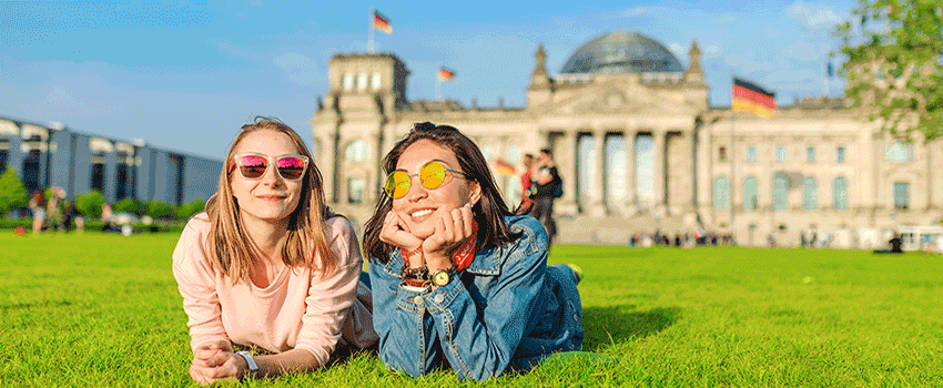 German students in Germany.