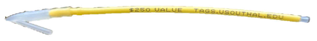 High dollar reward tag (yellow)
