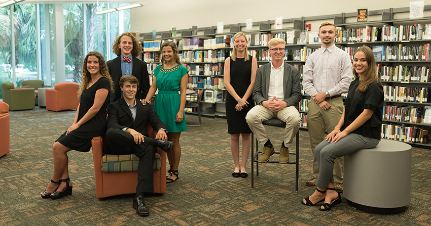 Group shot of Mitchell Scholars