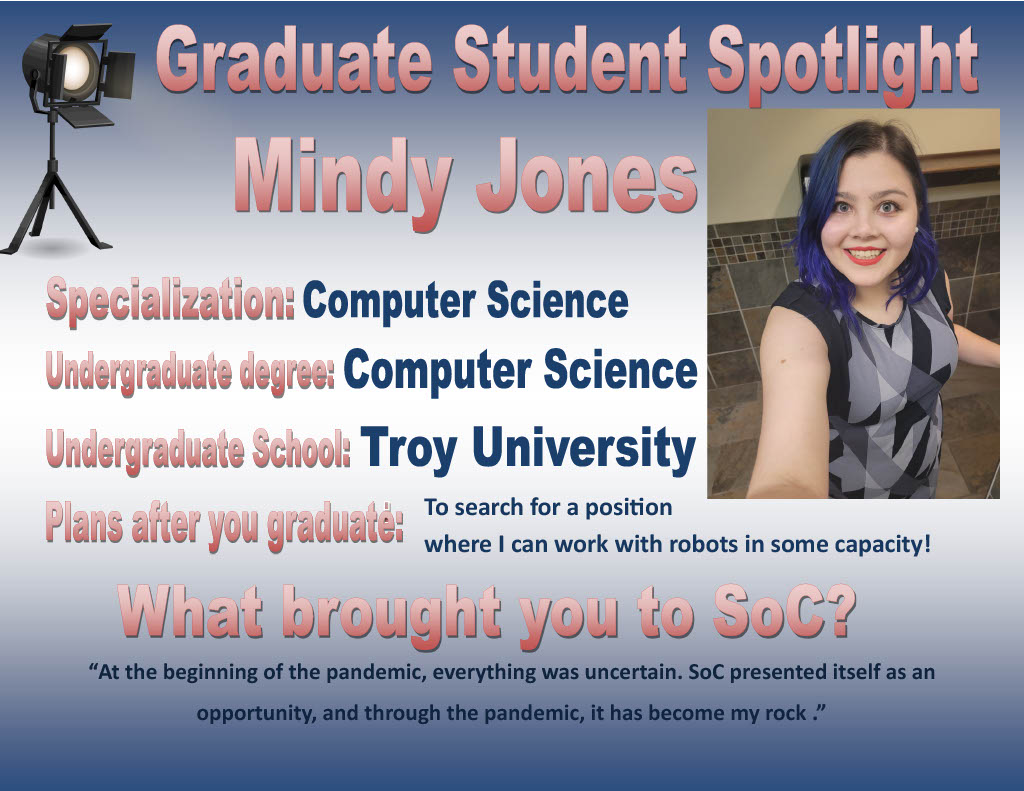 Graduate Student Spotlight - Mindy Jones data-lightbox='featured'