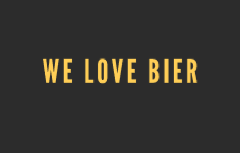 we love bier poster