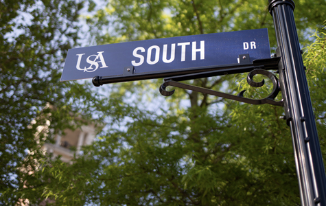 USA South Street Sign.