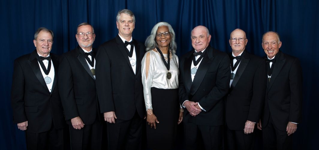Group image of distinguished alumni