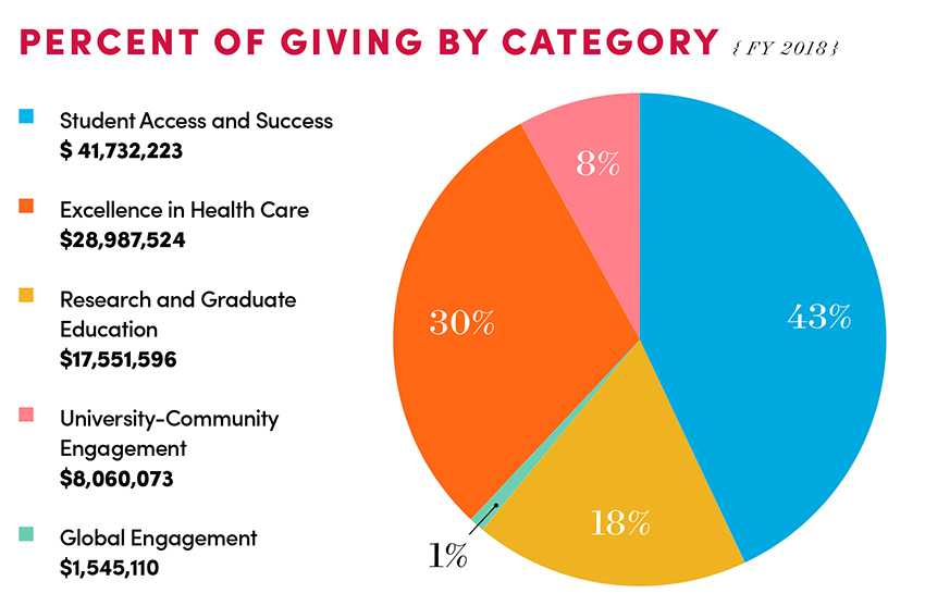 Percent of Giving by Category
