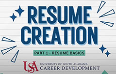 Watch our Four-Part Resume Creation Series