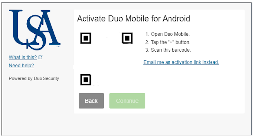 Screenshot of Activate the app on your device