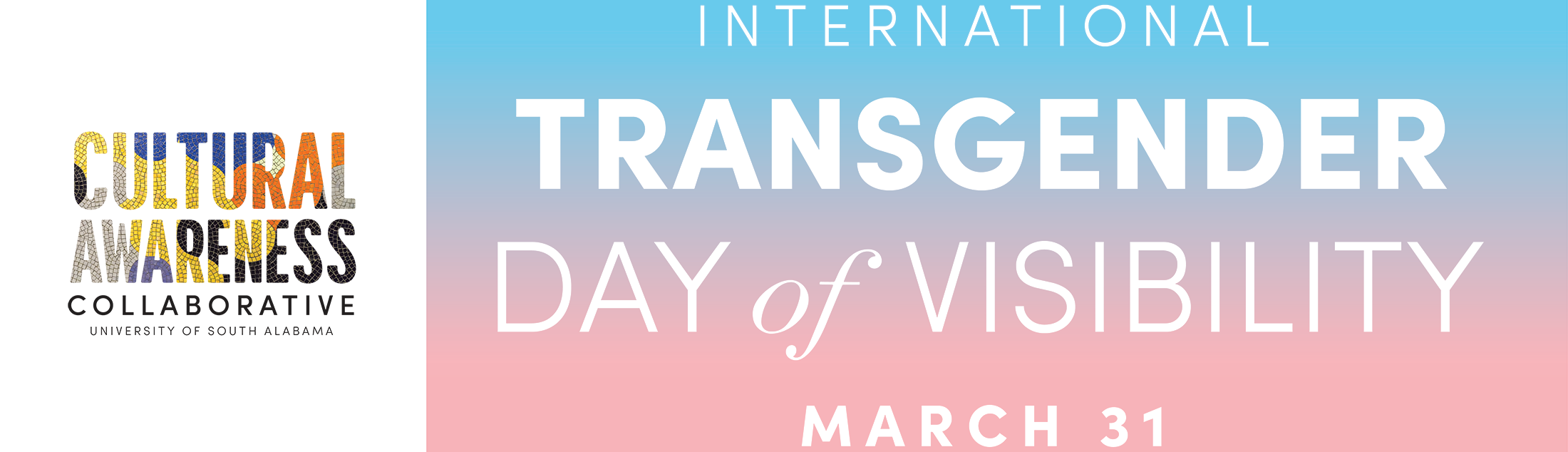 International Transgender Day of Visibility March 31
