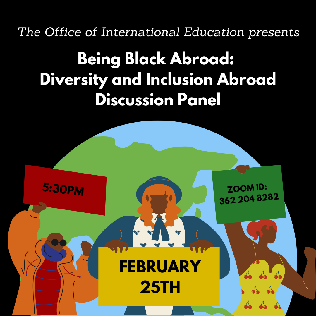 Being Black Abroad: Diversity and Inclusion Abroad Discussion Panel