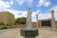 Hippocrates Statue at College of Medicine