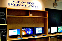 media relations photography - Meteorology Broadcast Center