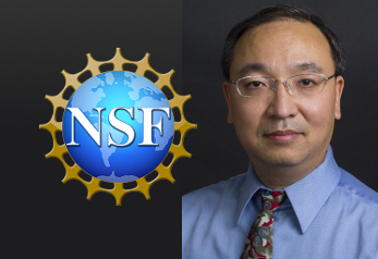 Professor K.T. Hsiao and NSF logo