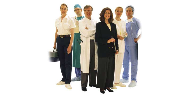 A group of healthcare workers