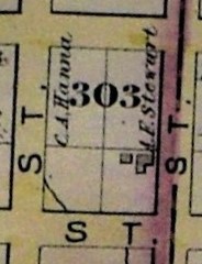 Excerpt from the 1878 Hopkins Atlas of Mobile.