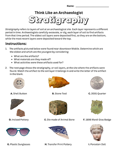 Stratigraphy Lesson